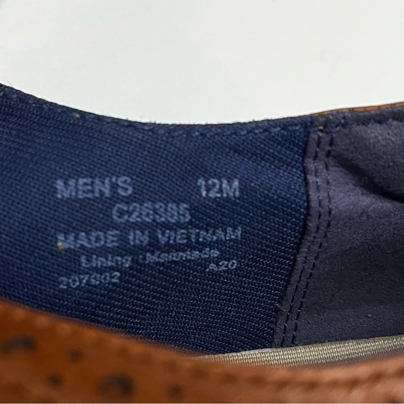 Cole Haan Zero Grand Brown Wingtip Oxford Men's Lace Up Shoes Men's Size 12 - Picture 10 of 13